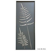 Panneau décoratif extérieur en métal H. 144 - Motif végétal