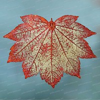 Feuille d'érable en cuivre