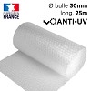 Rouleau papier bulle 30mm Dim.1,5m x 25m - Qualité premium anti-UV 3 couches