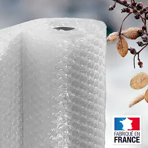 Film papier bulle isolation serre de jardin