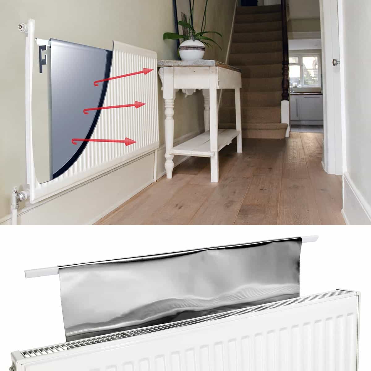 Comment poser un film isolant derrière le radiateur ?