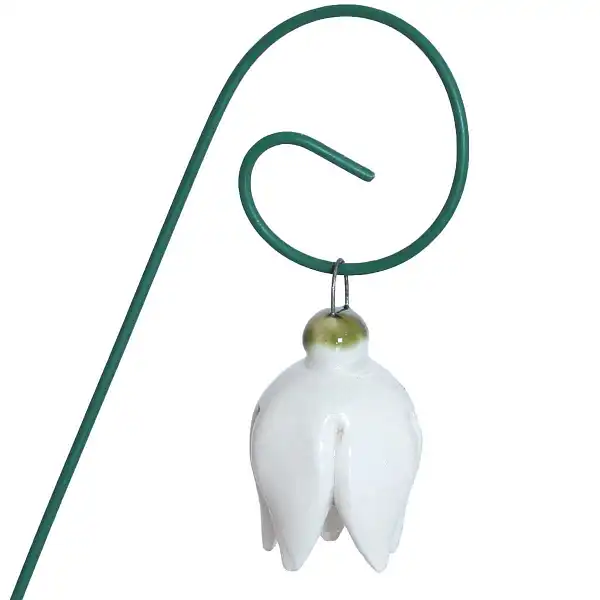 fleur ceramique bruyere blanche