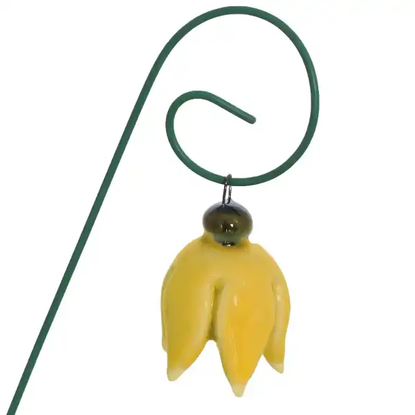 fleur ceramique bruyere jaune