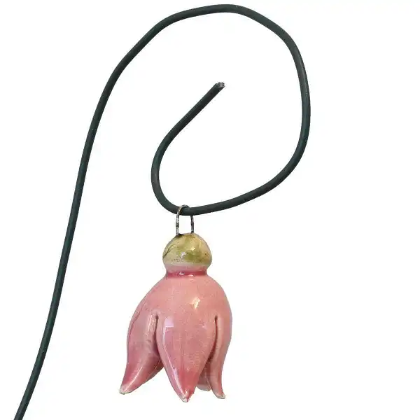 fleur ceramique bruyere rose