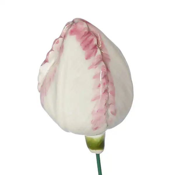 fleur ceramique tulipe blanche