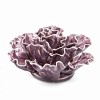 Fleur laitue en céramique 10cm - Violet