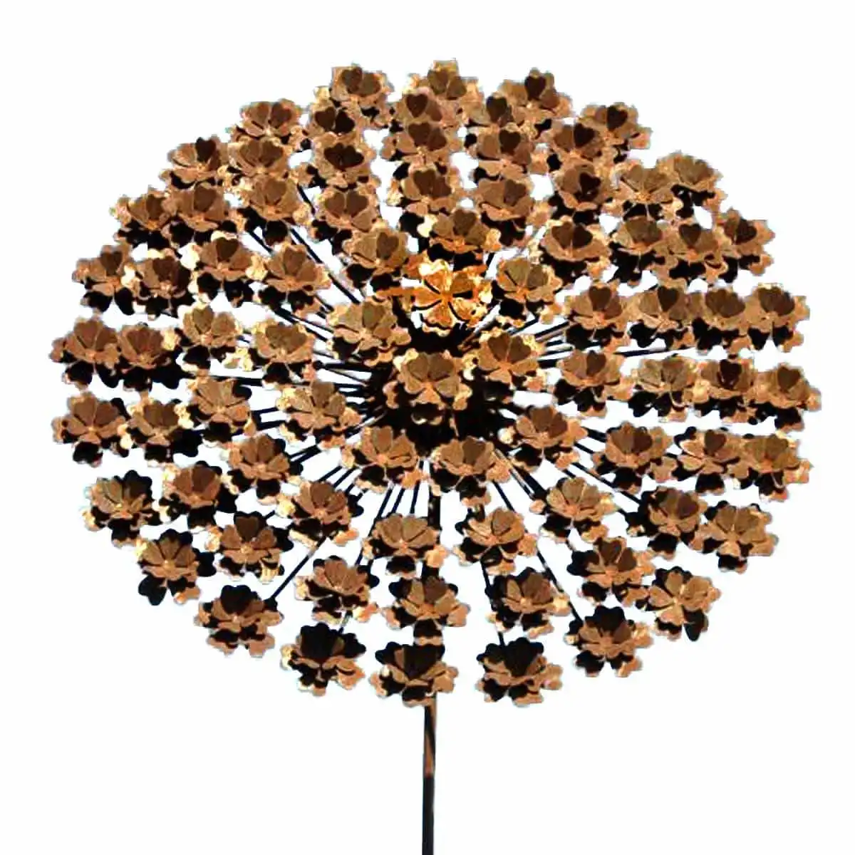 Tuteur fleur grande Berce en fer brut 50cm  Tuteur fleur grande Berce en fer brut 50cm
