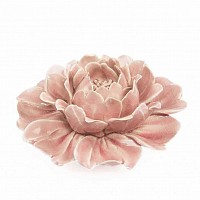 Rose en cÃ©ramique 10cm - Rose