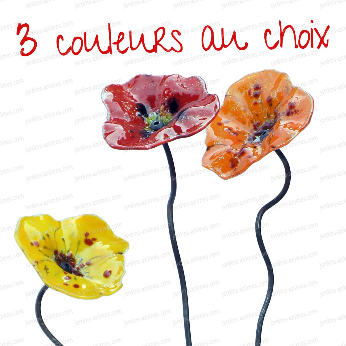 Fleur Coquelicot 3 modeles au choix, vente au meilleur ...
