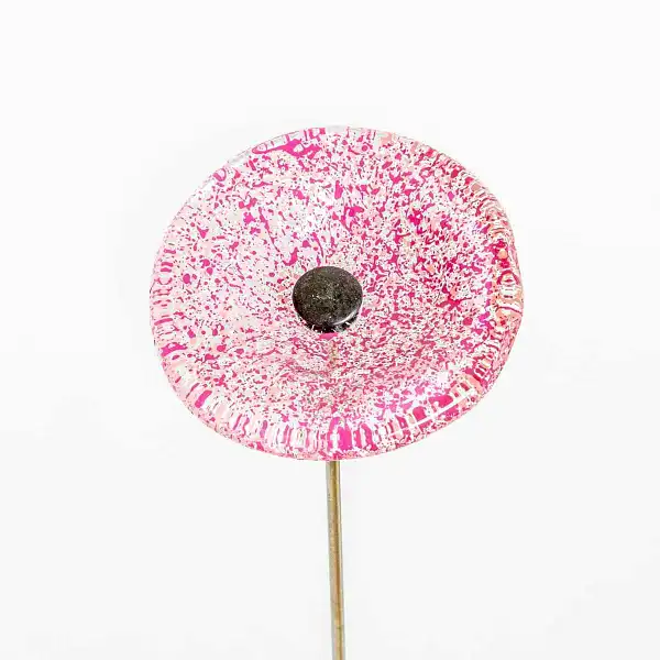 fleur verre adele rose mouchete