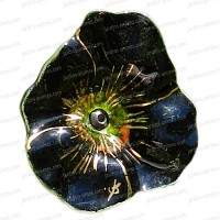Fleur Coquelicot NOIR