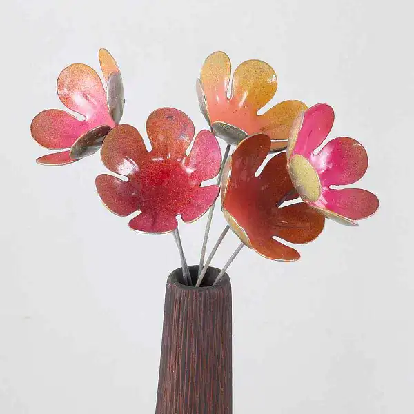 fleurs deco composition florale rouge