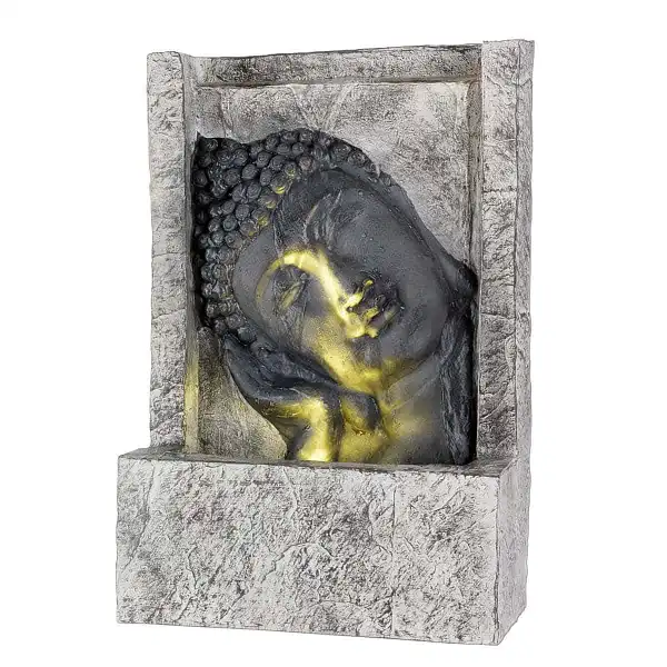 fontaine boudha lumineuse penche  fontaine boudha lumineuse penche