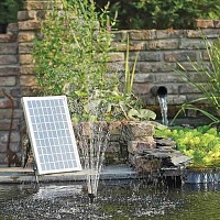 Pompe fontaine jets d'eau solaire pour bassin - SolarMax 600