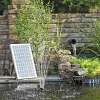 Pompe fontaine jets d'eau solaire pour bassin