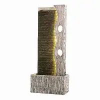 Fontaine mur d'eau LED exterieur