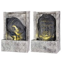 Fontaine extÃ©rieure lumineuse Bouddha