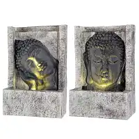 Fontaine extérieure lumineuse Bouddha  Fontaine extérieure lumineuse Bouddha