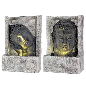 Fontaine extérieure lumineuse Bouddha