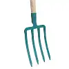 Fourche bêche 4 dents 30cm emmanchée