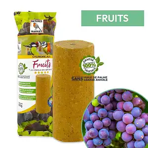 Lien vers un produit variante ou accessoire : Cylindre de graisse pour oiseaux sans huile de palme - fruits