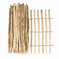 Ganivelle 0.9m haut x 3m espacement 3 à 4cm - aspect rustique déco