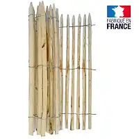 Ganivelle 1.2m haut x 5m - en châtaignier espacement 5cm