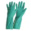 Gants de protection chimique en nitrile floqué coton