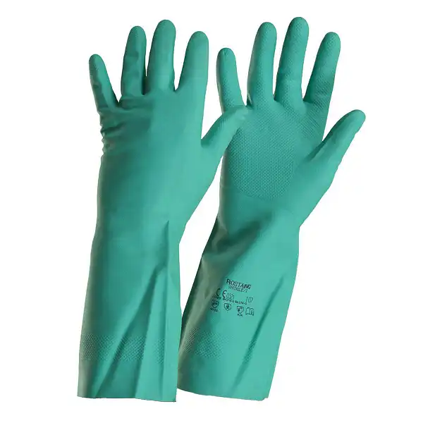 gants nitrile floque