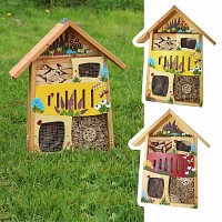 Hôtel à insectes artisanal H.58cm