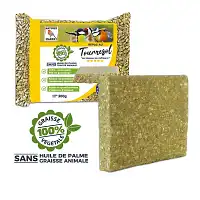 Bloc de graisse végétale pour oiseaux sans huile de palme - tournesol