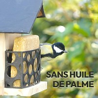 Graisse végétale pour oiseaux sans huile de palme
