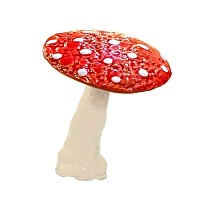 Grand champignon en céramique Amanite 8cm