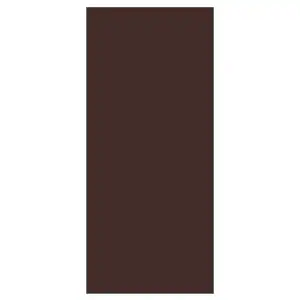 Panneau décoratif extérieur en métal L.80 x H.180cm - Uni marron