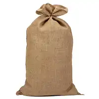 Sac en toile de jute renforcé et enduit 50kg - H. 105cm