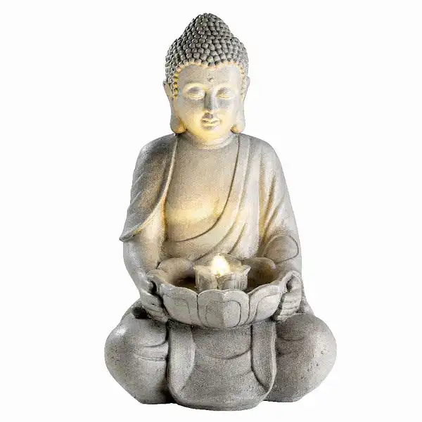 grande fontaine bouddha jardin