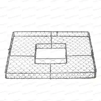 Grillages de protection anti Chien et Chat pour plantes 40cm - Carré - lot de 2
