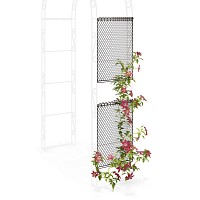Support plantes grimpantes pour arche - H.66cm - lot de 2 - marron