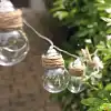 Guirlande solaire ampoules 1.8m
