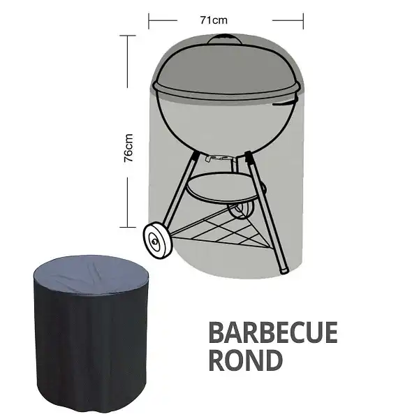 housse protection barbecue rond