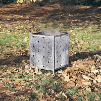 Incinérateur carré déchets de jardin