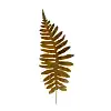 Fougère sur tige en métal rouillé - 79 cm