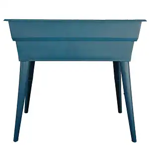 Potager jardinière sur pieds Calipso MAXI BASIC 40L - Bleu canard