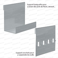Kit support Acier Galvanisé Potager urbain