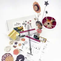 Bouquet de fleurs en papier, Jardin étoilé - Kit DIY loisirs créatifs | Collection Prestige