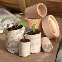 Kit pour fabrication de pots à semis écologiques