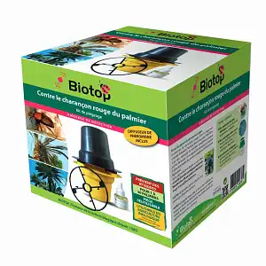 Kit piège Rhynchotrak + attractif contre charançon rouge du palmier - Longue durée