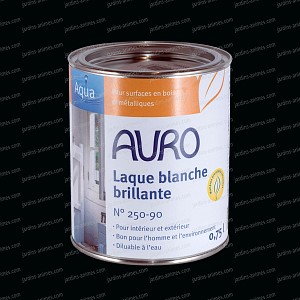 Laque brillante Noir 0.75L Auro 250-99