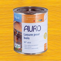 Lasure Bois Aqua Jaune Ocre 0.75L Auro 160-15
