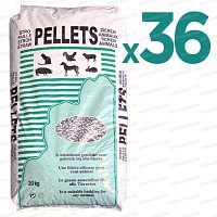 Litière pellets de paille de froment x36 sacs pour chevaux